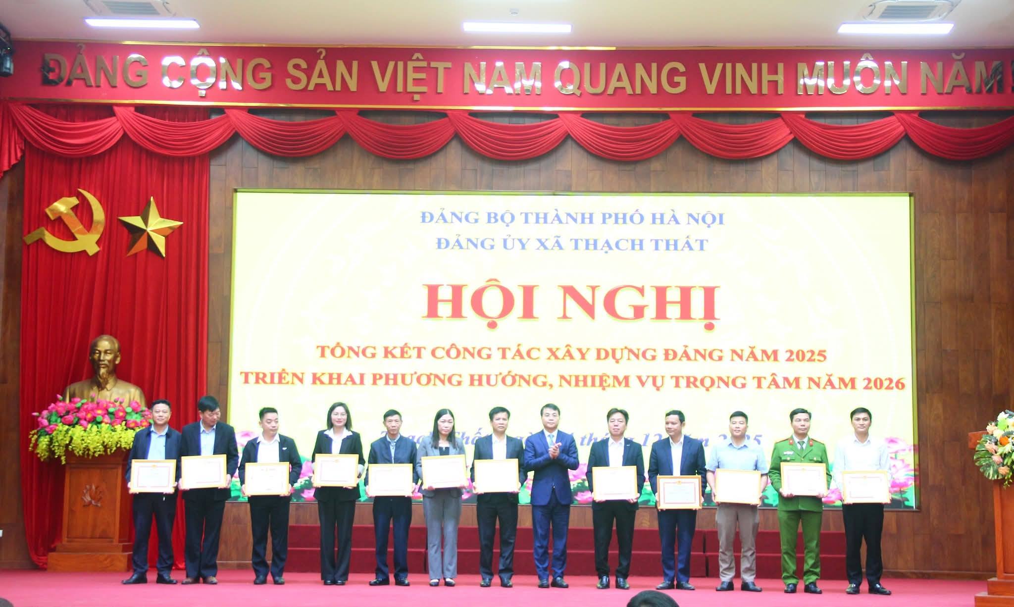 CHI BỘ TRUNG TÂM GDNN–GDTX THẠCH THẤT HOÀN THÀNH XUẤT SẮC NHIỆM VỤ NĂM 2025
