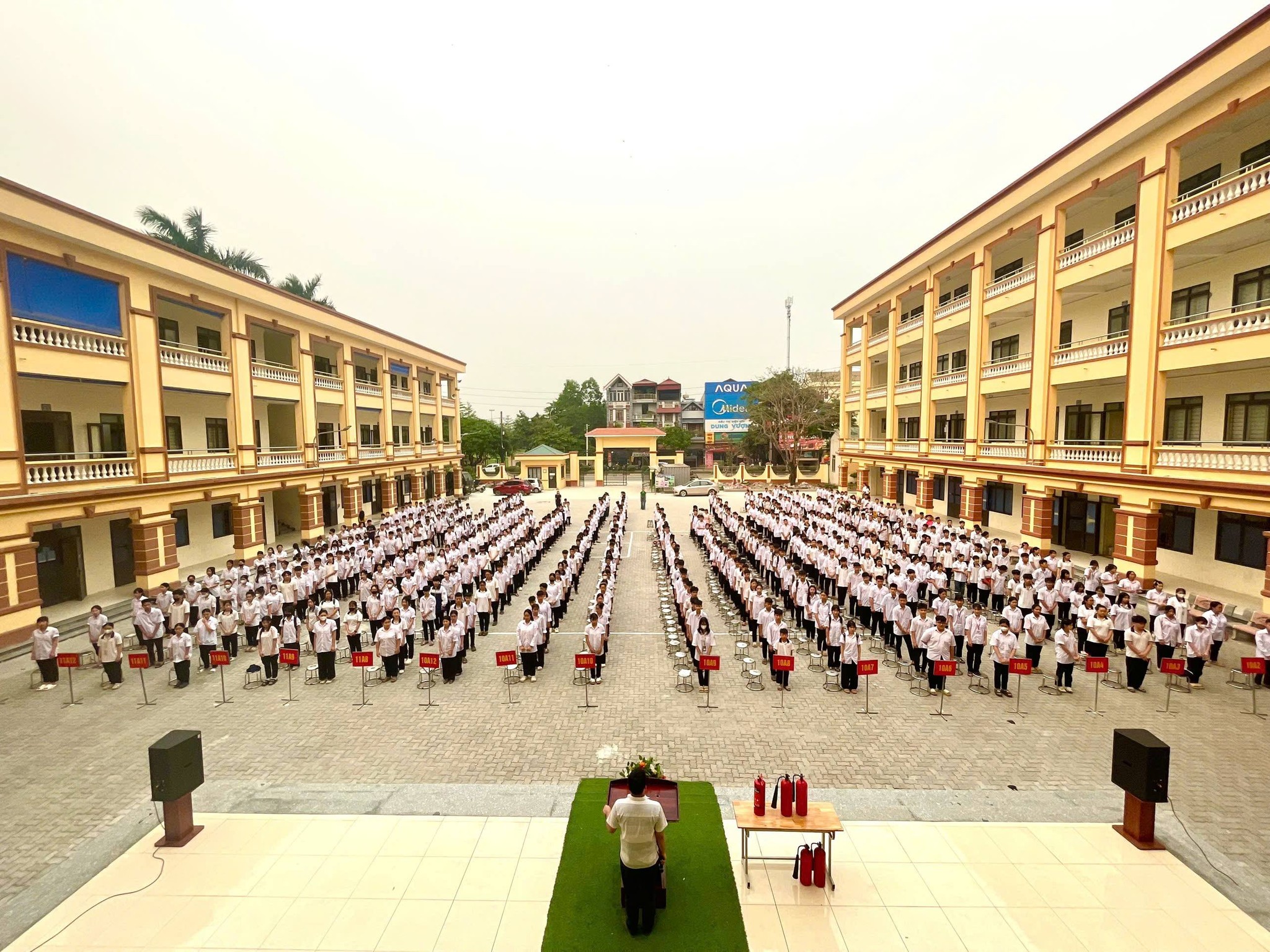 TUYÊN TRUYỀN PHÒNG CHÁY, CHỮA CHÁY CHO CBVCNLĐ VÀ HỌC VIÊN TRUNG TÂM