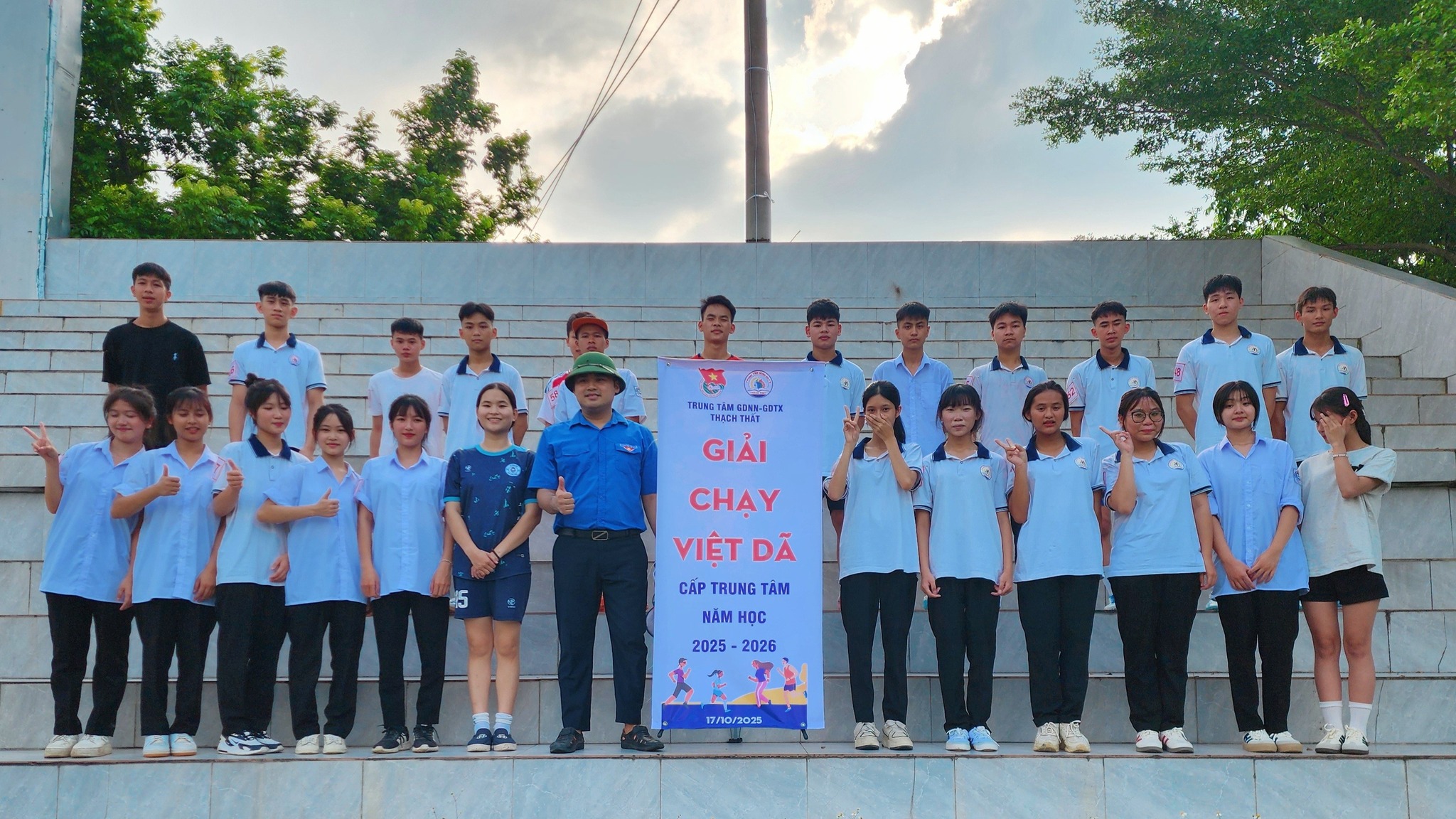 GIẢI CHẠY VIỆT DÃ TRUNG TÂM GDNN–GDTX THẠCH THẤT NĂM HỌC 2025–2026